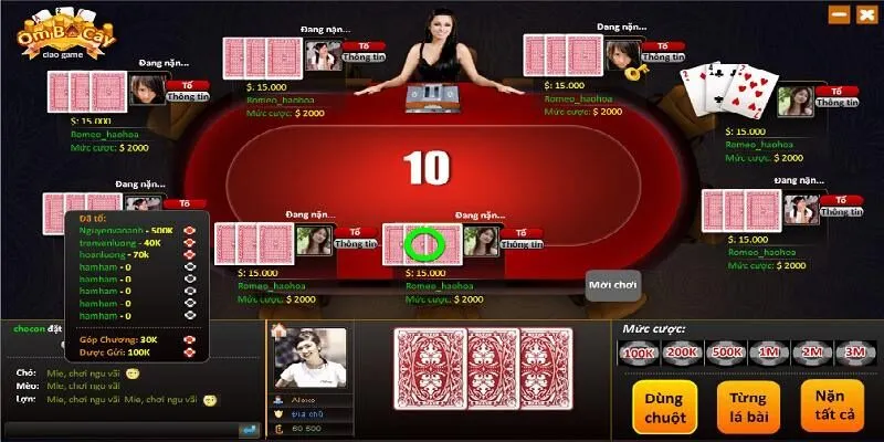 Game bài tiến lên lôi cuốn