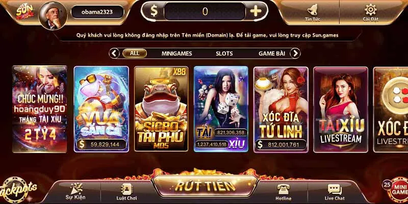 Tổng quan về Sunwin với giao diện xóc đĩa hấp dẫn